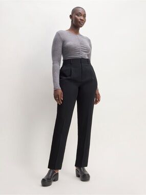 THE JAPANESE GOWEAVE WAY-HIGH® TAPERED PANT Size 14 - business, office, classic